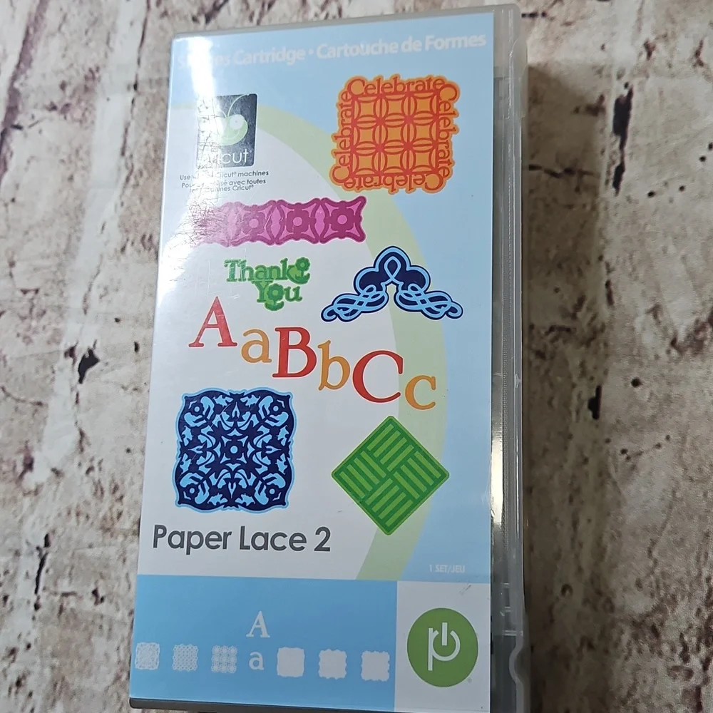 Cricut Shapes Cartridhw Paper Lace‎ 2